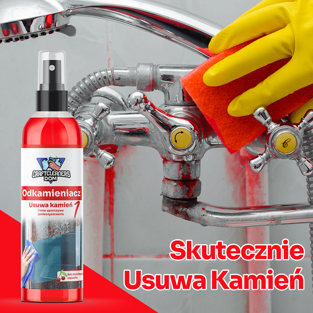 3w1 zestaw HYDROFOBOWY Do Łazienki i Kuchni 5x Mniej Kamienia i Osadów